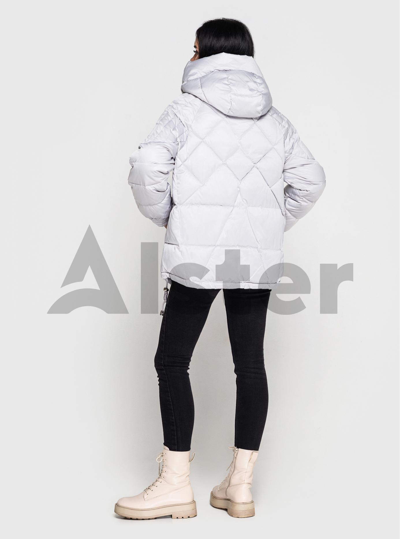 Женская зимняя куртка ZLLY 3503-1 Серебро M (ZL3503-1-07): фото - Alster.ua