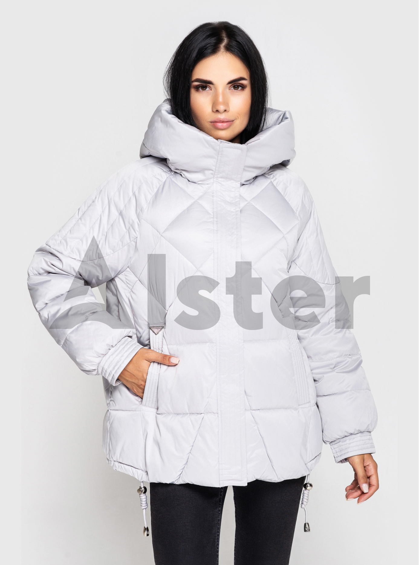 Женская зимняя куртка ZLLY 3503-1 Серебро M (ZL3503-1-07): фото - Alster.ua