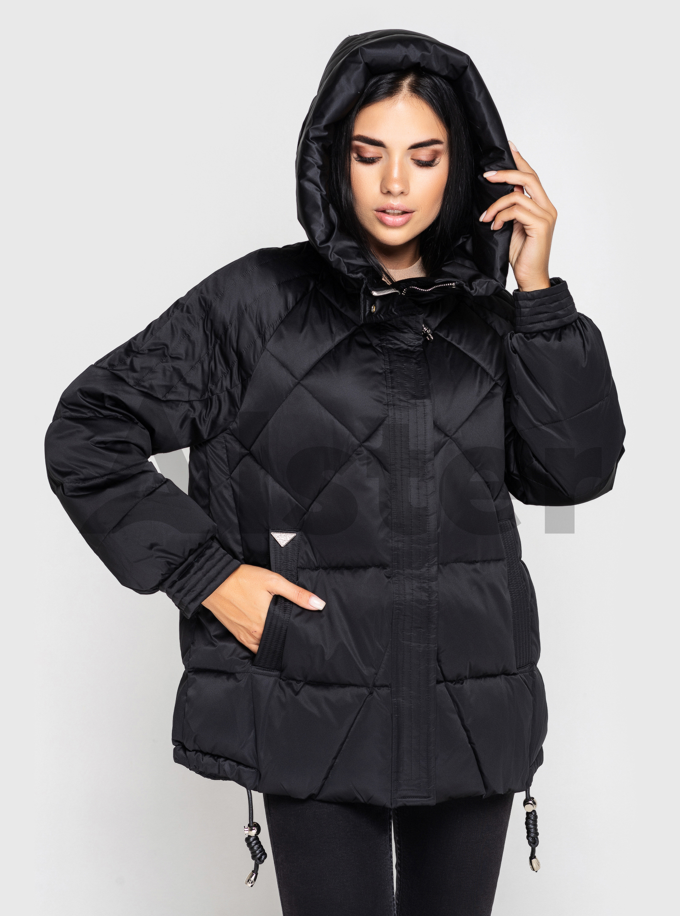 Женская зимняя куртка ZLLY 3503-1 Бежевый L (ZL3503-1-18): фото - Alster.ua