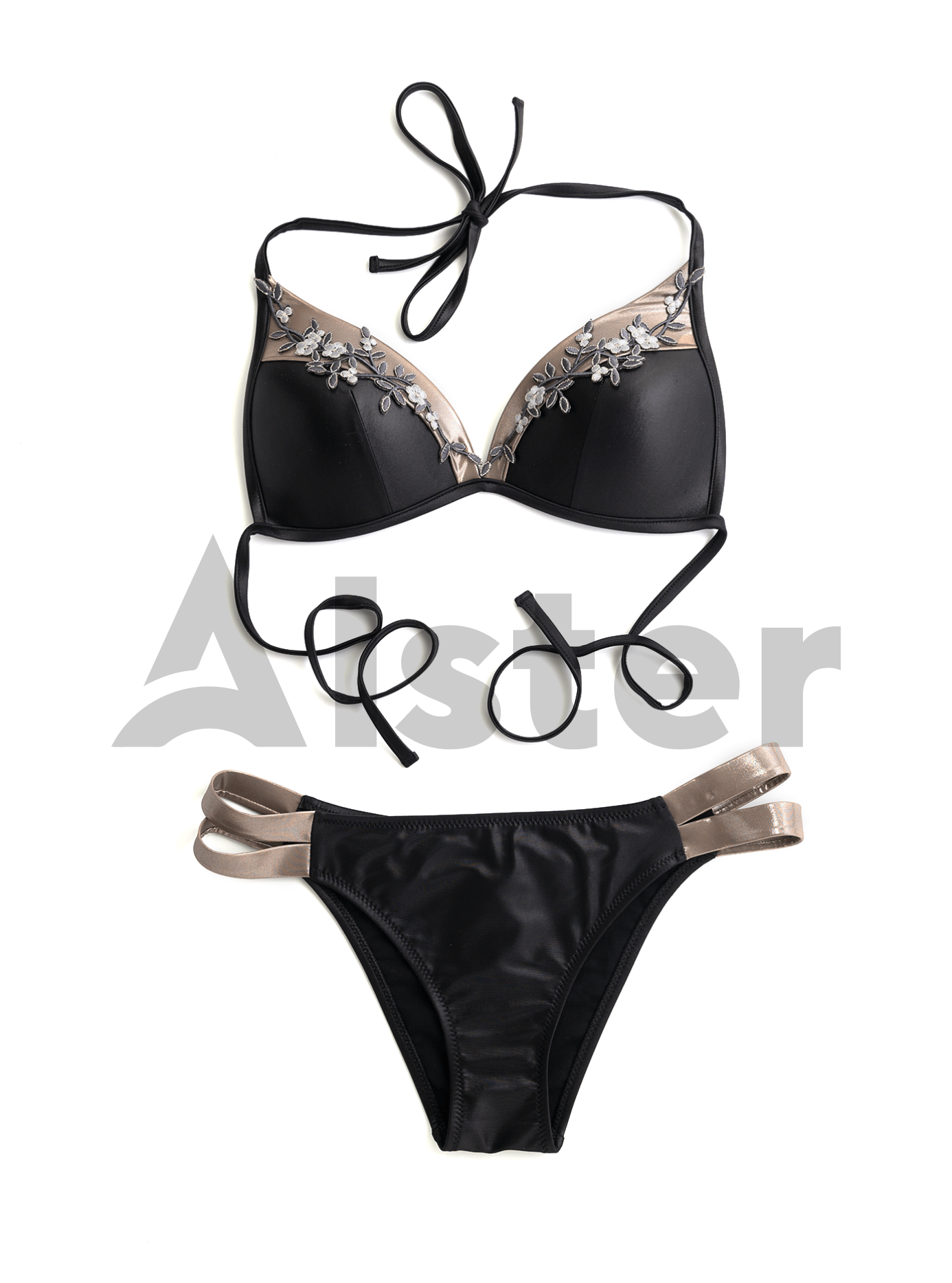 Раздельный купальник с декором Чёрный 36 (01-KE19052): фото - Alster.ua Раздельный купальник с декором Чёрный 36 (01-KE19052): фото - Alster.ua