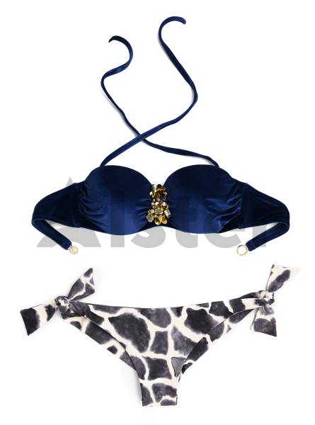 Раздельный купальник с велюром