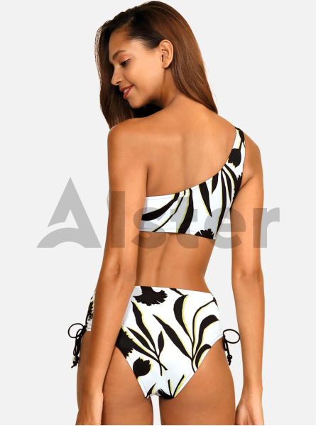 Раздельный купальник на одно плечо