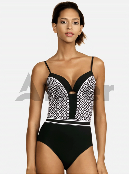 Сдельный комбинированный купальник Сдельный комбинированный купальник