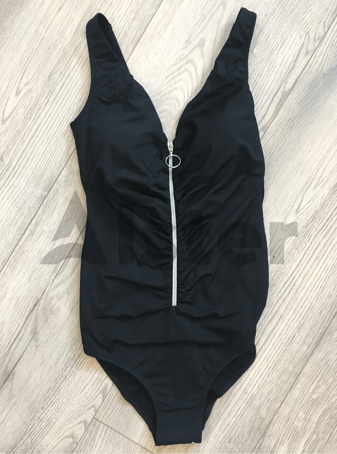 Сдельный купальник со змейкой Чёрный 5XL (01-KF2028251): фото - Alster.ua Сдельный купальник со змейкой Чёрный 5XL (01-KF2028251): фото - Alster.ua