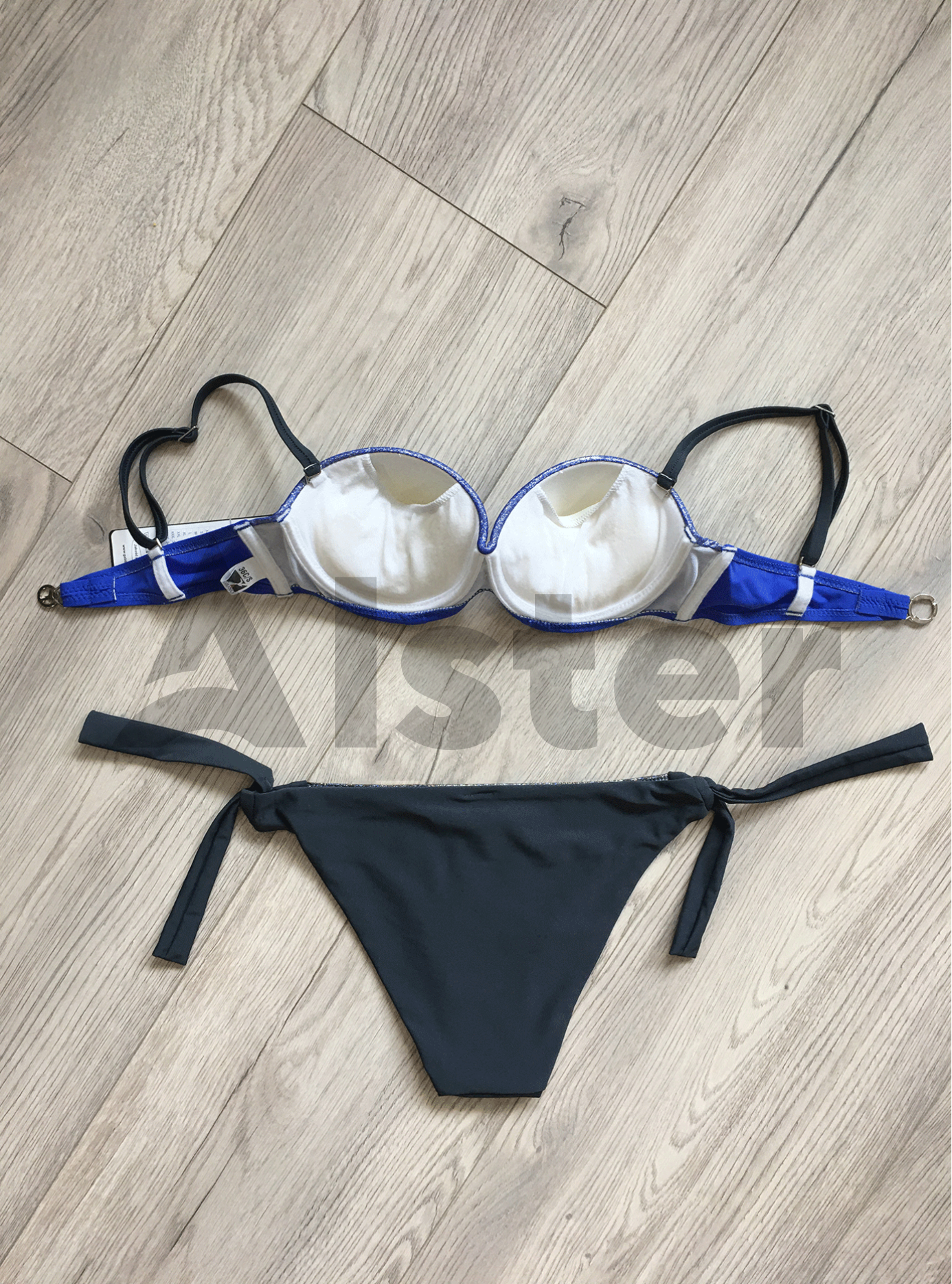 Раздельный купальник с чашкой балконет Чёрный 44B (01-KG19106): фото - Alster.ua