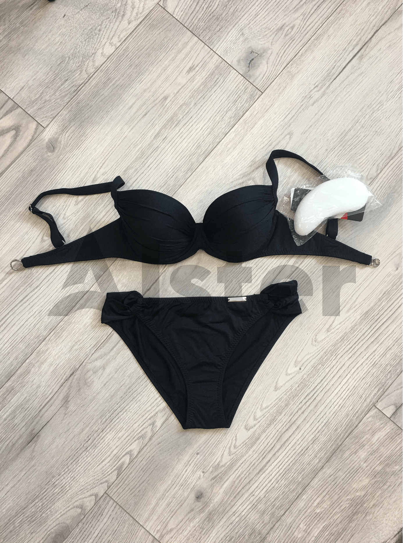 Раздельный купальник с глубокой чашкой Чёрный 38C (01-KG19084): фото - Alster.ua