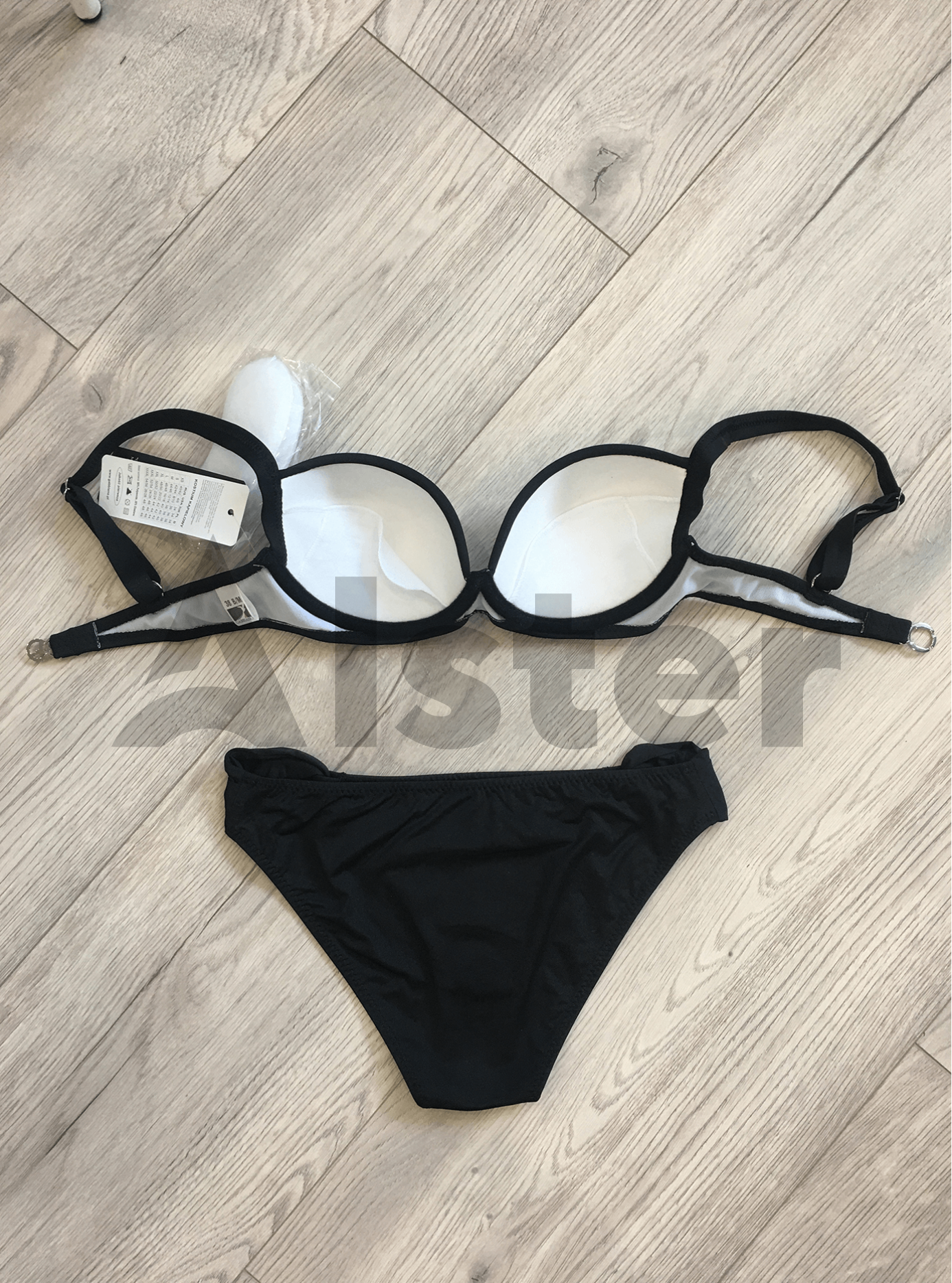 Раздельный купальник с глубокой чашкой Чёрный 38C (01-KG19084): фото - Alster.ua