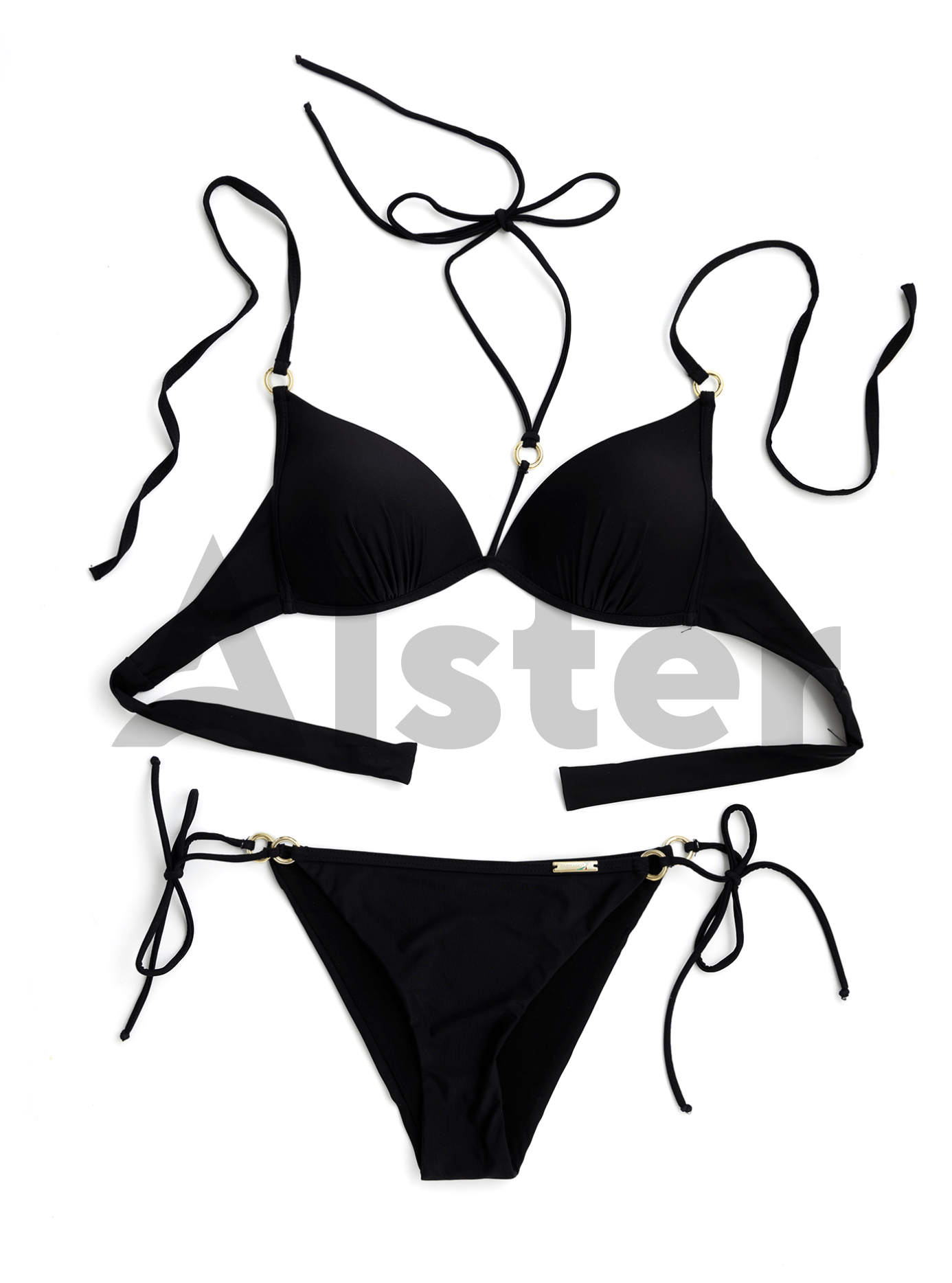 Раздельный купальник с декором Чёрный 42C (01-KG19014): фото - Alster.ua Раздельный купальник с декором Чёрный 42C (01-KG19014): фото - Alster.ua