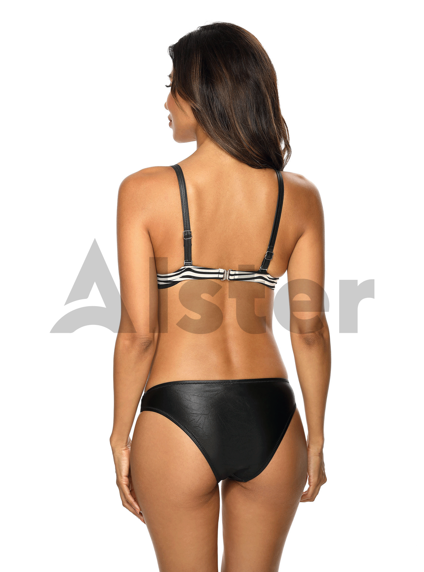 Раздельный купальник с полосками Чёрный 38B (01-KE19255): фото - Alster.ua Раздельный купальник с полосками Чёрный 38B (01-KE19255): фото - Alster.ua