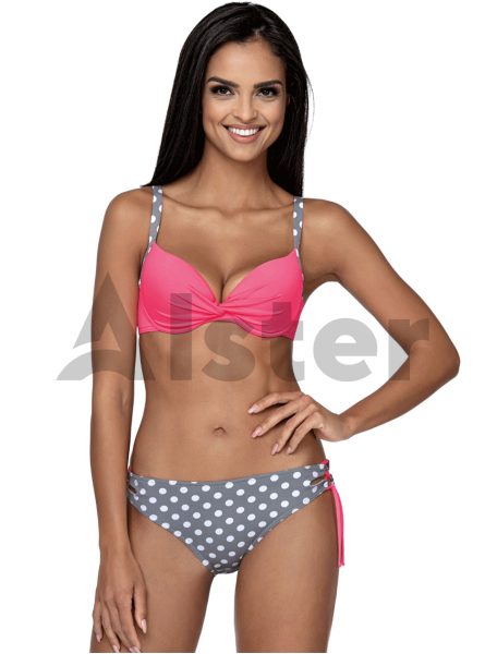 Раздельный комбинированный купальник в горошек Раздельный комбинированный купальник в горошек