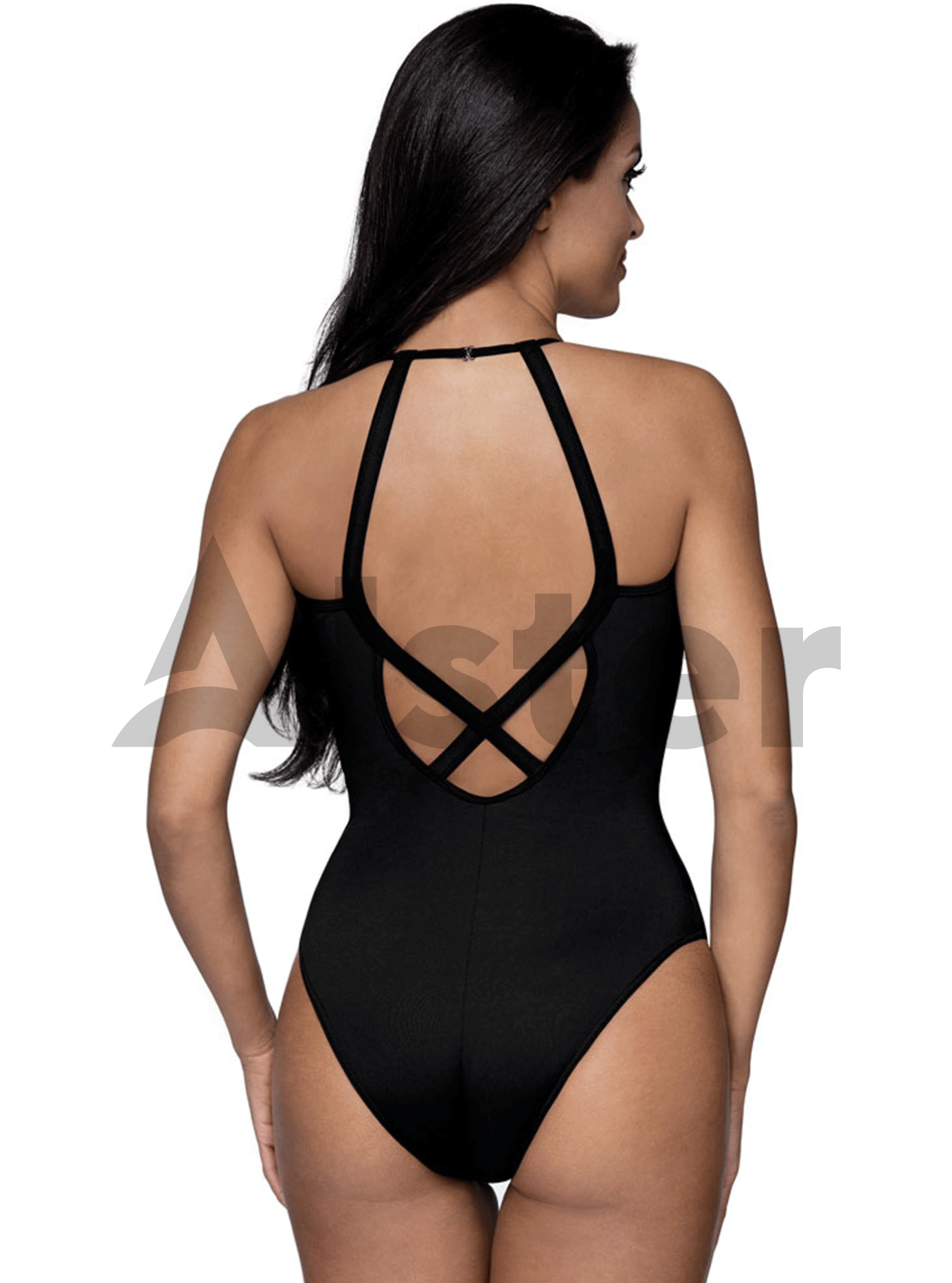 Сдельный купальник с сеточкой Чёрный 36 (01-KL20008): фото - Alster.ua Сдельный купальник с сеточкой Чёрный 36 (01-KL20008): фото - Alster.ua