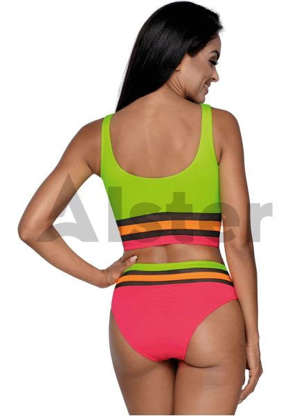 Яркий купальник c топом LORIN L-5143