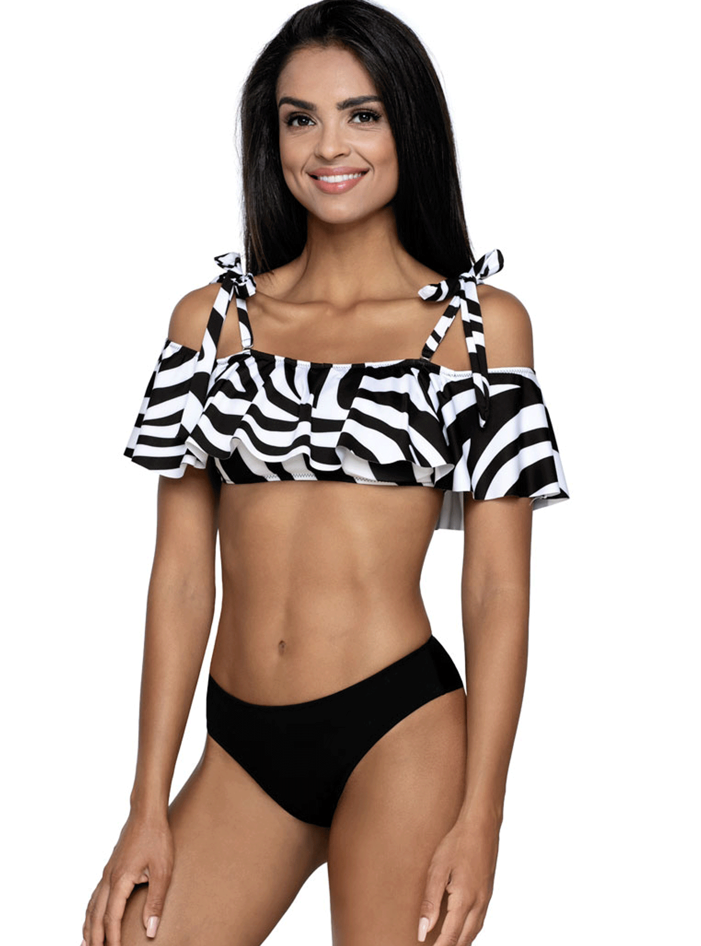 Раздельный купальник c топом LORIN L-5147 Чёрный 42 (01-KL211011): фото - Alster.ua