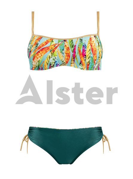 Раздельный купальник с рисунком на сетке Раздельный купальник с рисунком на сетке