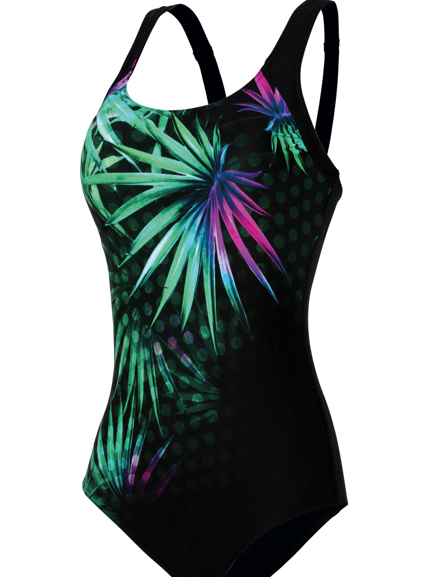 Сдельный спортивный купальник Чёрный 2XL (01-K190850): фото - Alster.ua