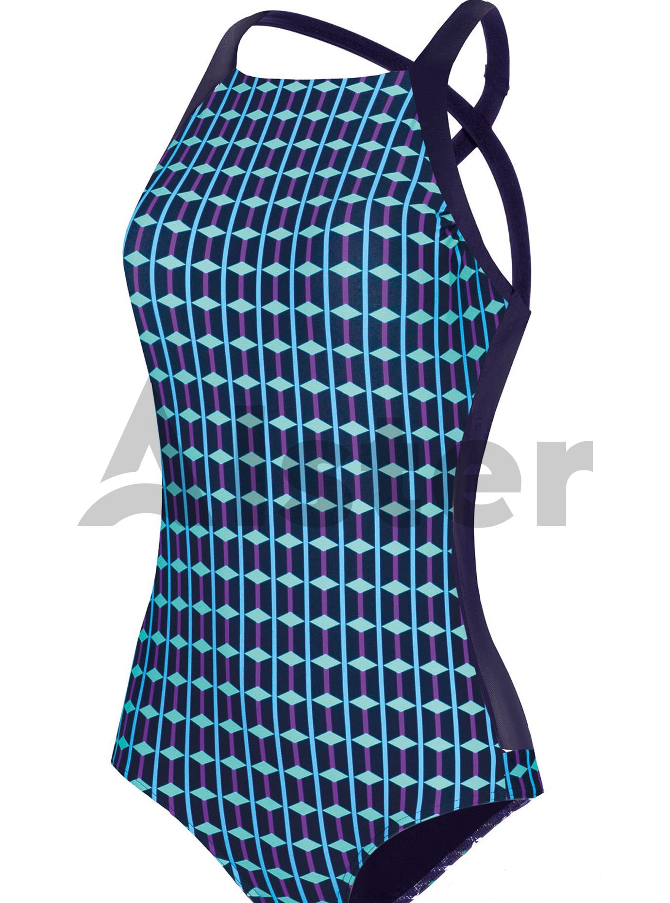 Сдельный спортивный купальник Синий 2XL (01-K190867): фото - Alster.ua Сдельный спортивный купальник Синий 2XL (01-K190867): фото - Alster.ua