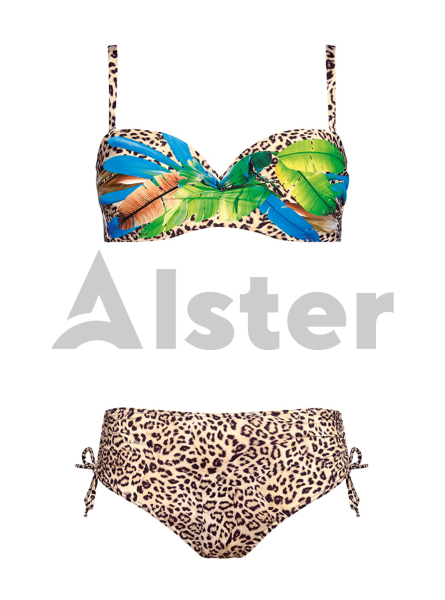 Купальник раздельный с леопардовым рисунком Купальник раздельный с леопардовым рисунком