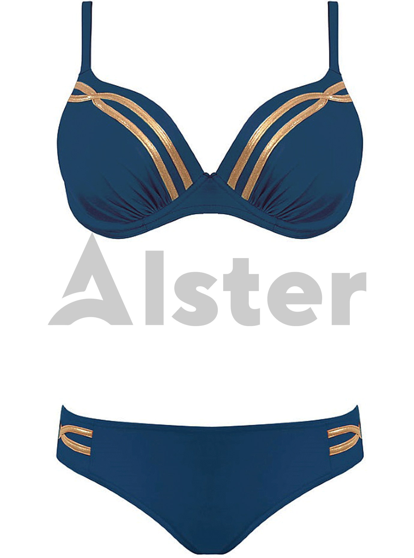 Купальник раздельный с классическим бюстгальтером Красный 40C (01-K190796): фото - Alster.ua