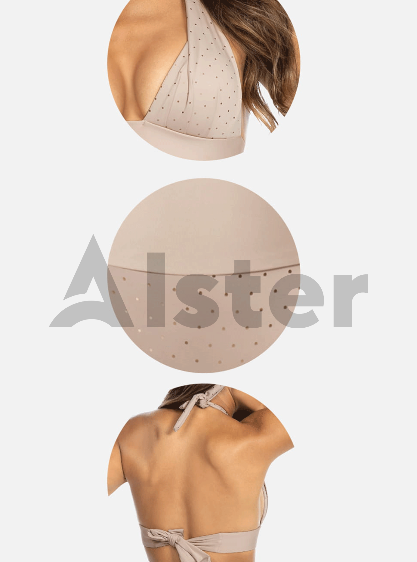 Купальник FEBA F161 c завышенными плавками Бежевый 42E (01-KF21129): фото - Alster.ua Купальник FEBA F161 c завышенными плавками Бежевый 42E (01-KF21129): фото - Alster.ua