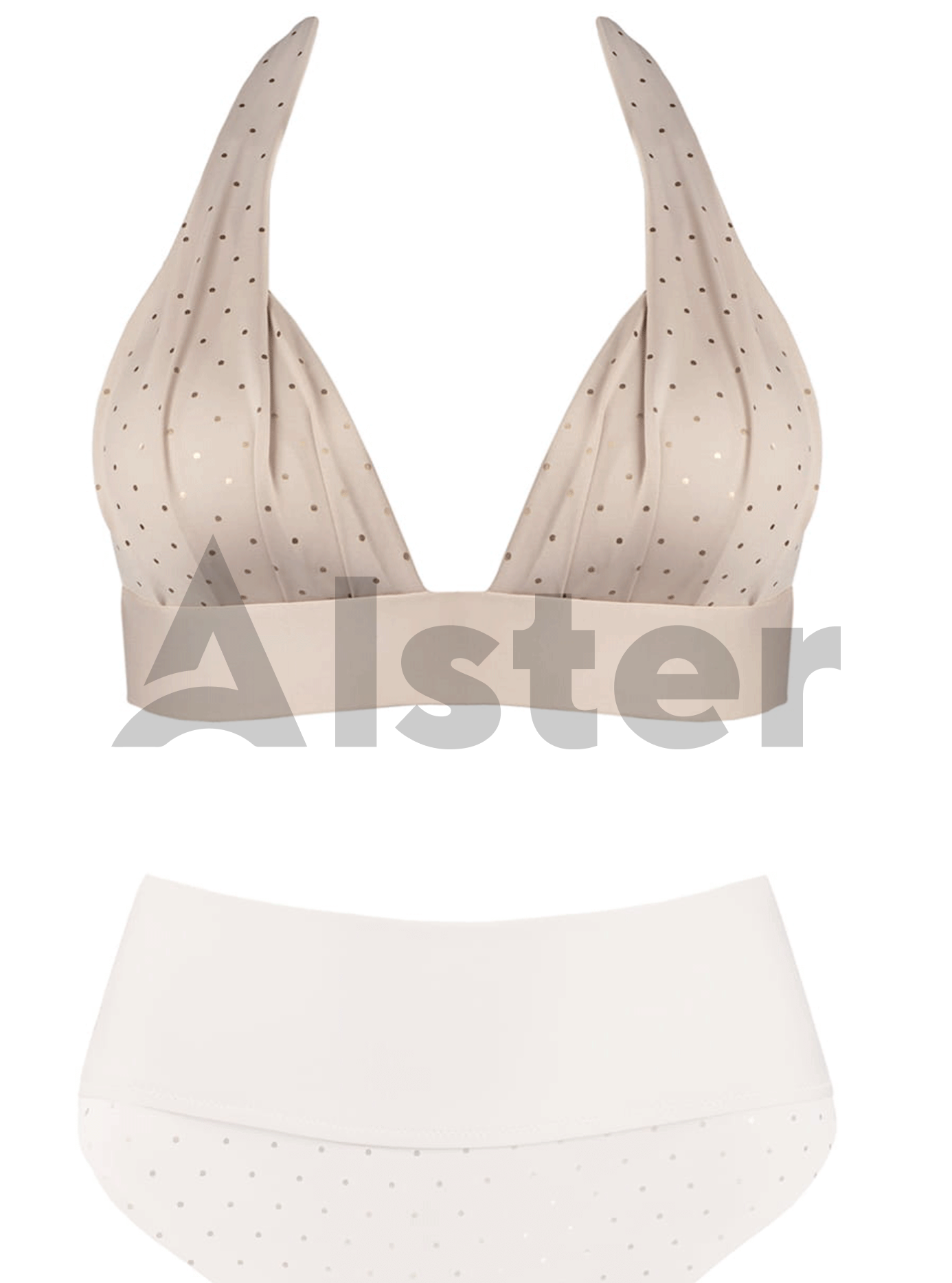 Купальник FEBA F161 c завышенными плавками Бежевый 42E (01-KF21129): фото - Alster.ua Купальник FEBA F161 c завышенными плавками Бежевый 42E (01-KF21129): фото - Alster.ua