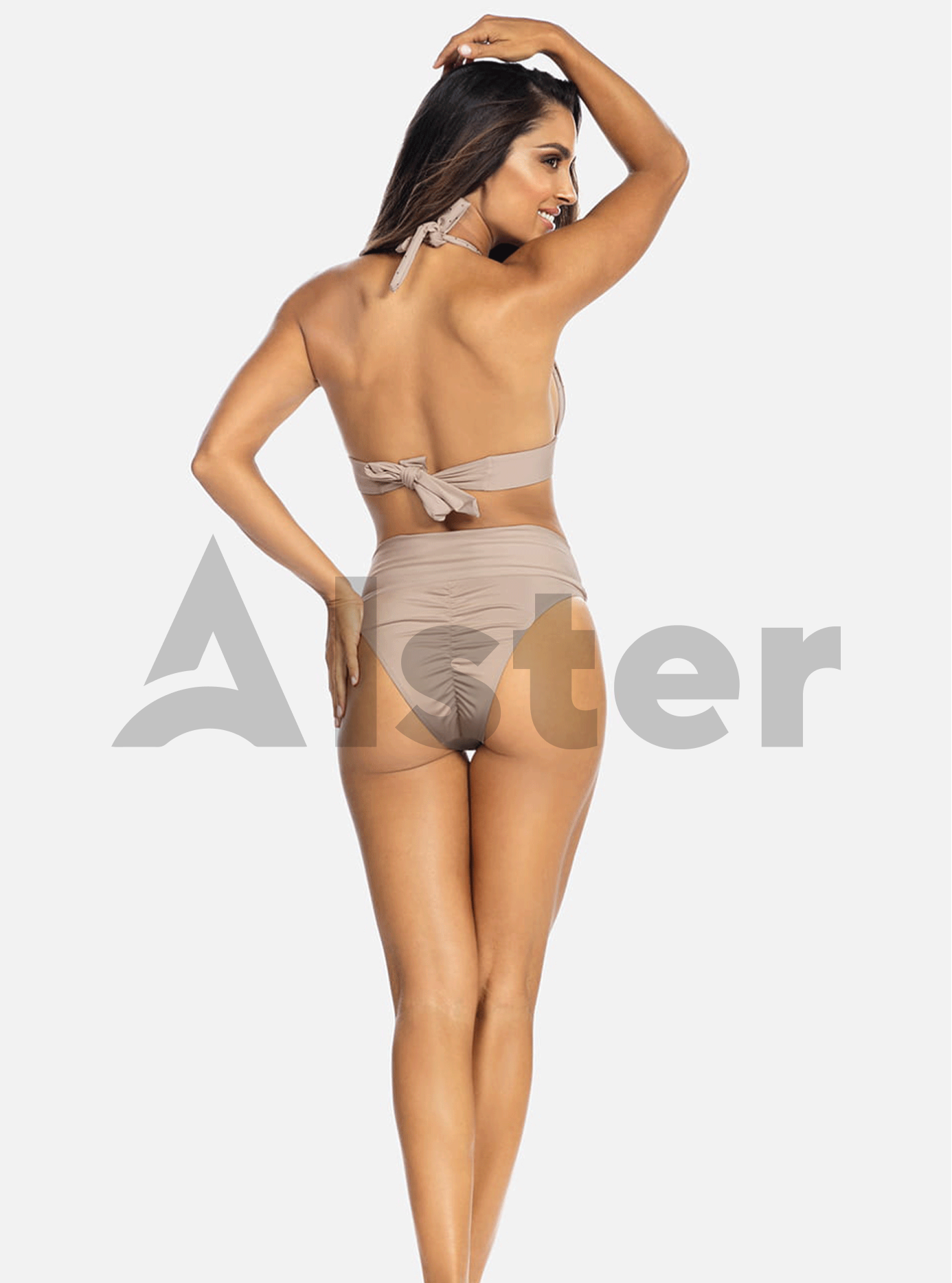 Купальник FEBA F161 c завышенными плавками Бежевый 42E (01-KF21129): фото - Alster.ua Купальник FEBA F161 c завышенными плавками Бежевый 42E (01-KF21129): фото - Alster.ua