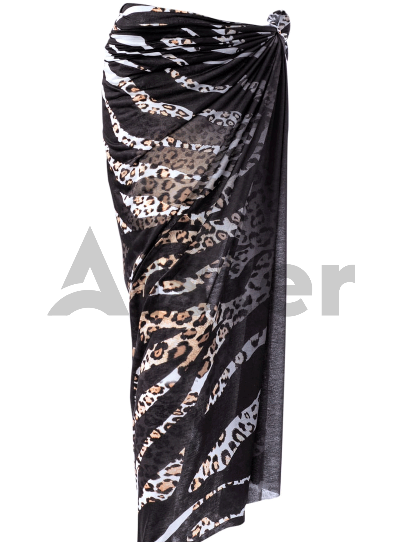 Пляжный платок - парео FEBA Серый S-L (01-KF21231): фото - Alster.ua Пляжный платок - парео FEBA Серый S-L (01-KF21231): фото - Alster.ua