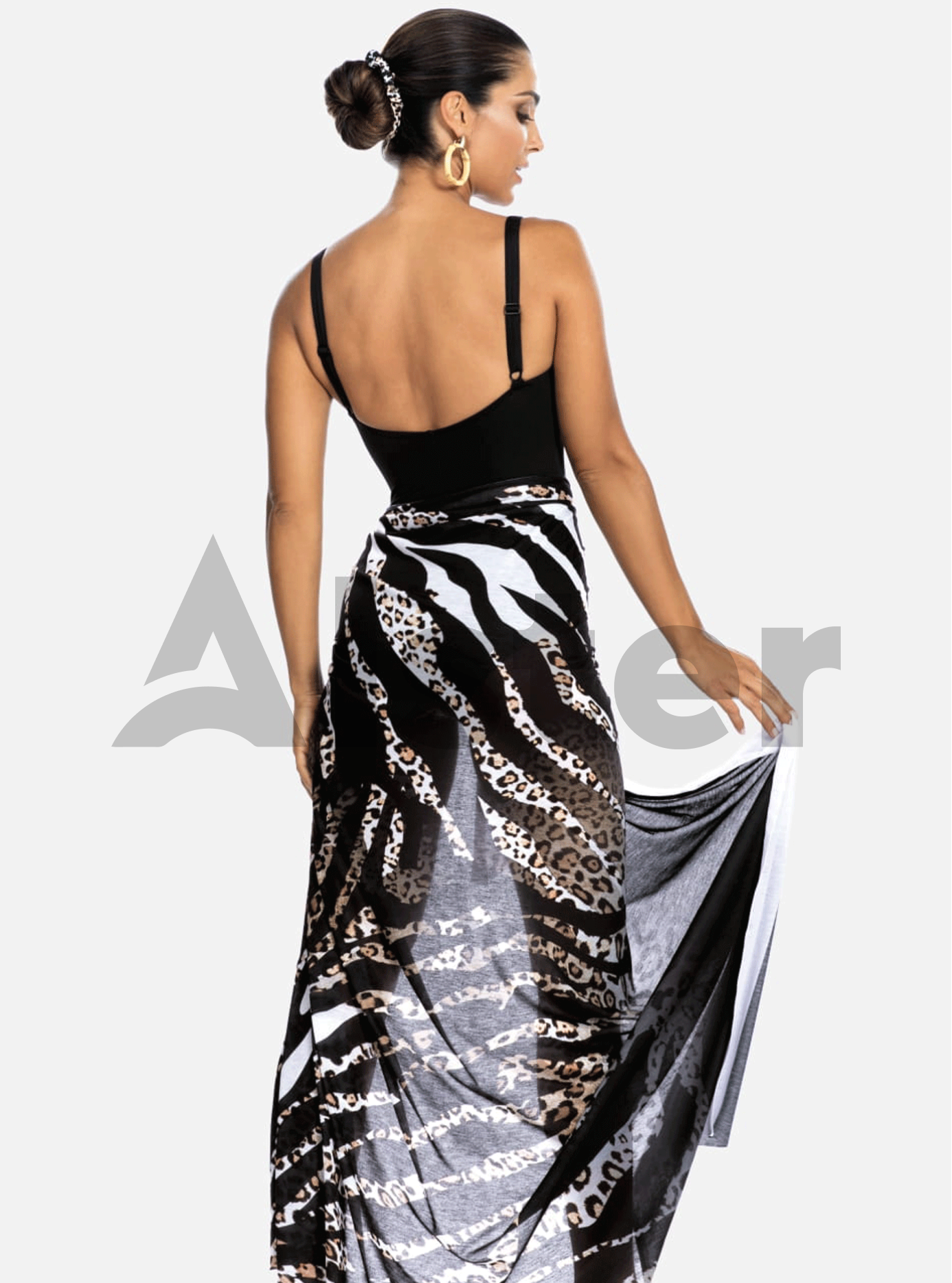 Пляжный платок - парео FEBA Серый S-L (01-KF21231): фото - Alster.ua Пляжный платок - парео FEBA Серый S-L (01-KF21231): фото - Alster.ua