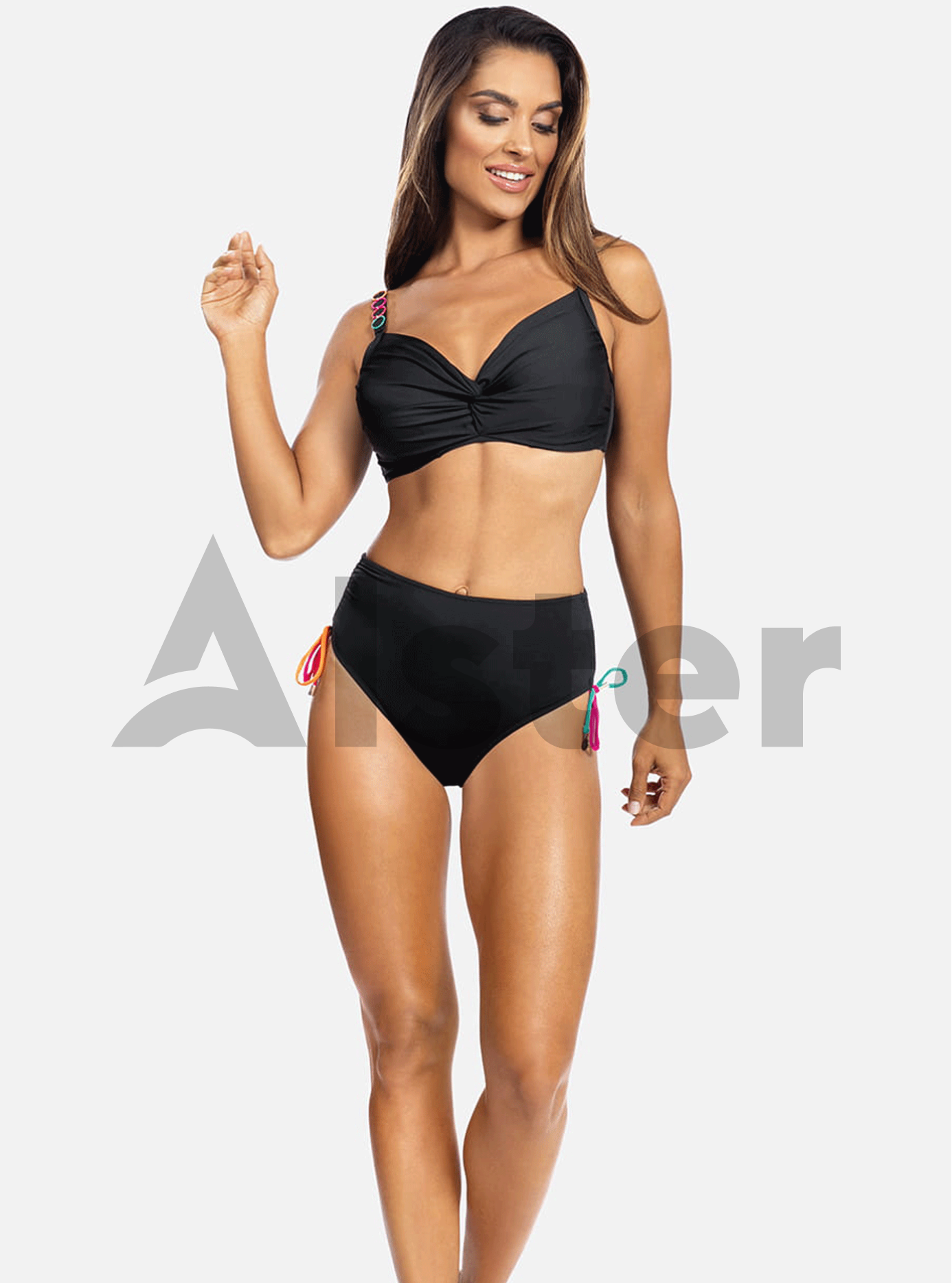 Купальник раздельный FEBA F90A Чёрный 38E (01-KF21232): фото - Alster.ua