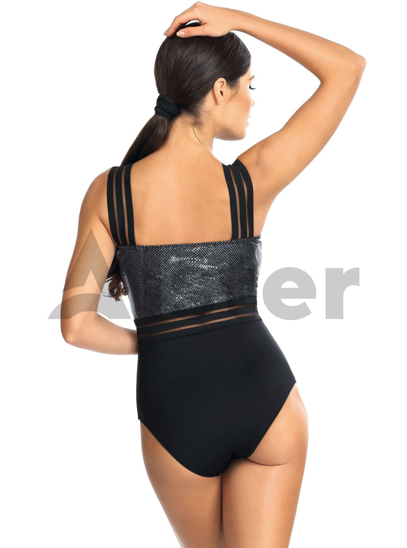 Сдельный купальник LORIN L4413 Чёрный 38 (01-KL21279): фото - Alster.ua