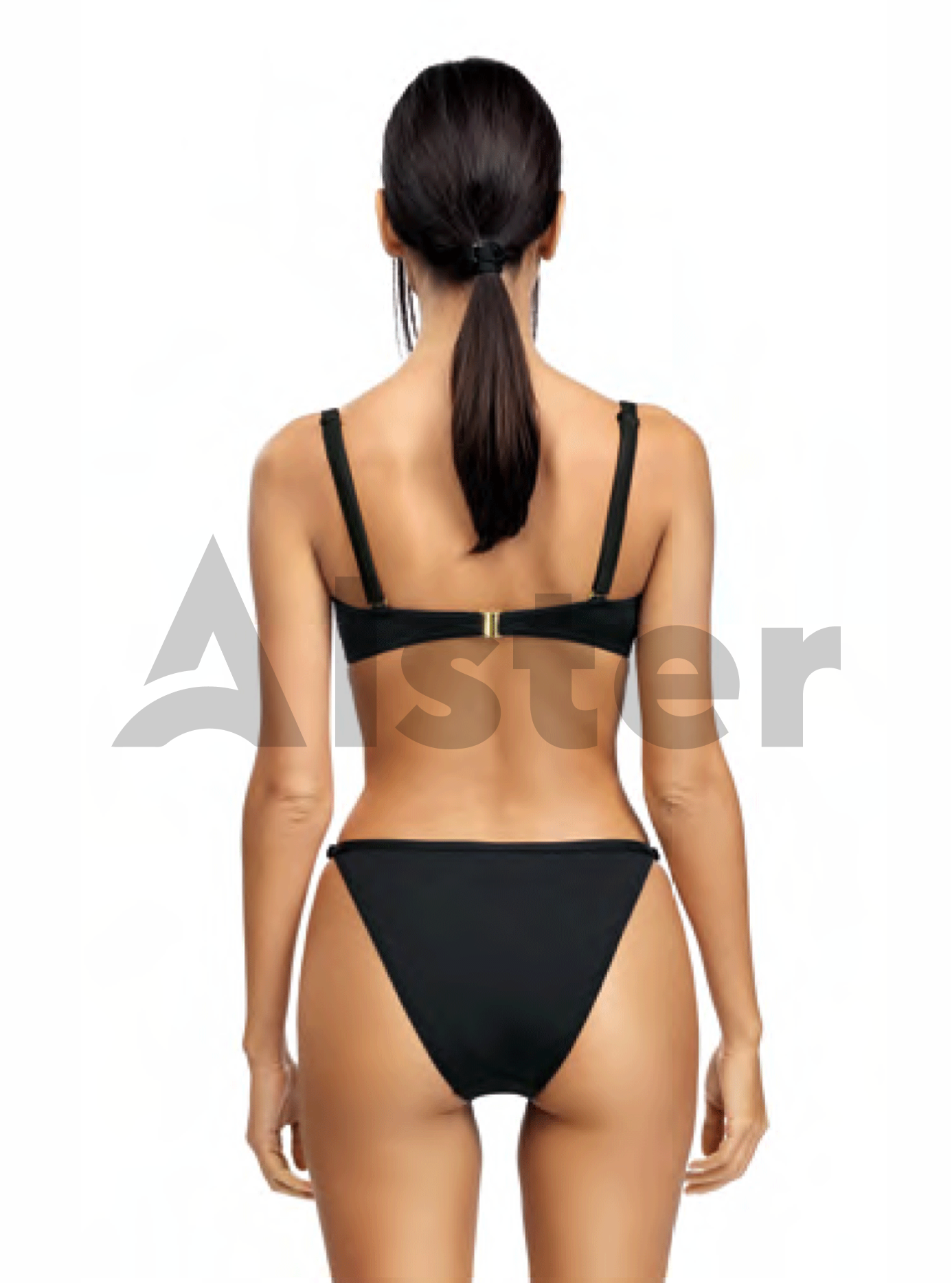 Купальник балконет с сеткой SELF S1002LM Чёрный 40D (01-KS210015): фото - Alster.ua