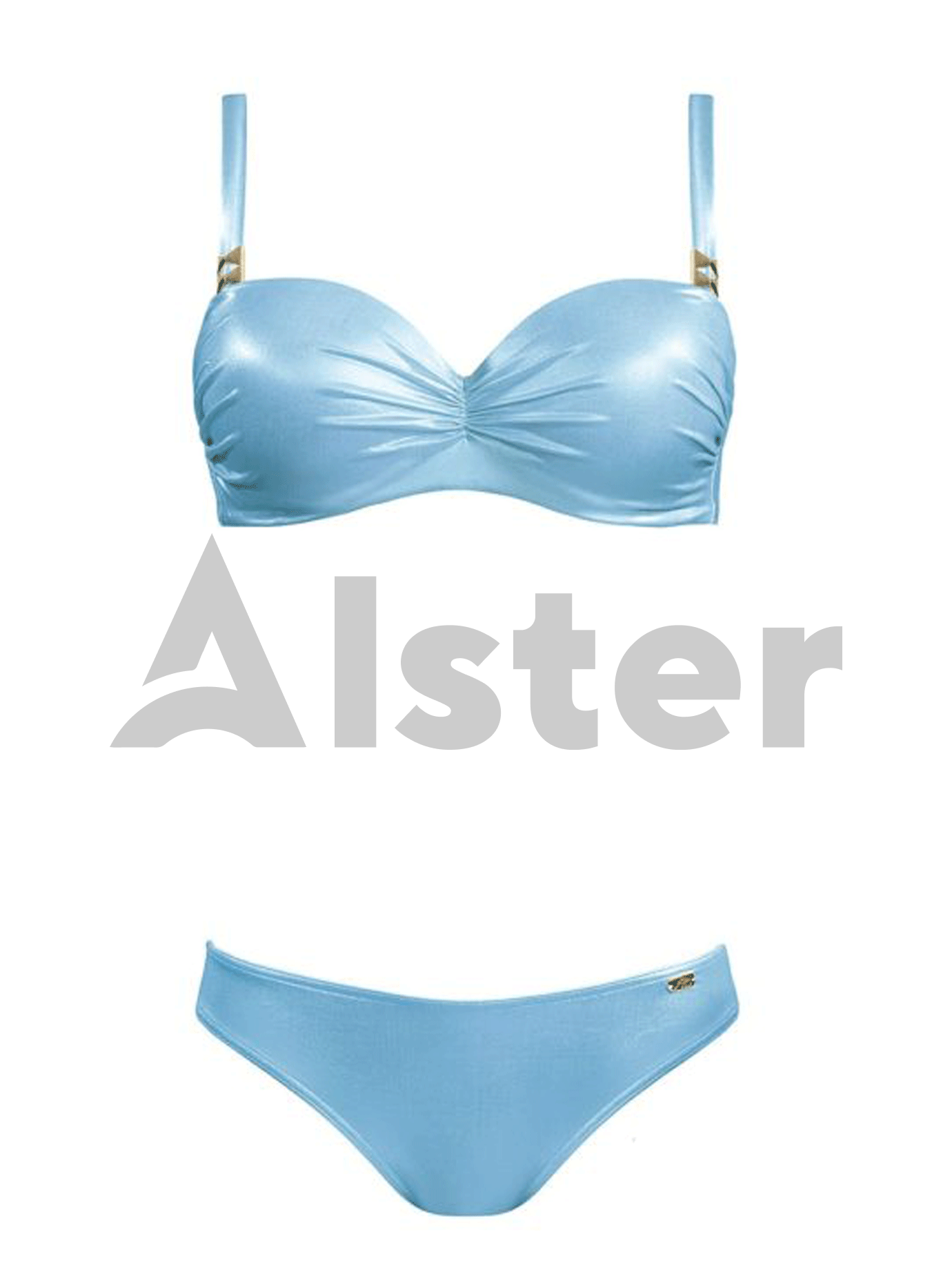 Раздельный купальник SELF S730SK1 Серо-голубой 36D (02-SO21119): фото - Alster.ua