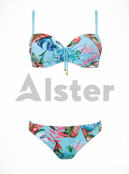 Раздельный купальник с цветами SELF S730V20