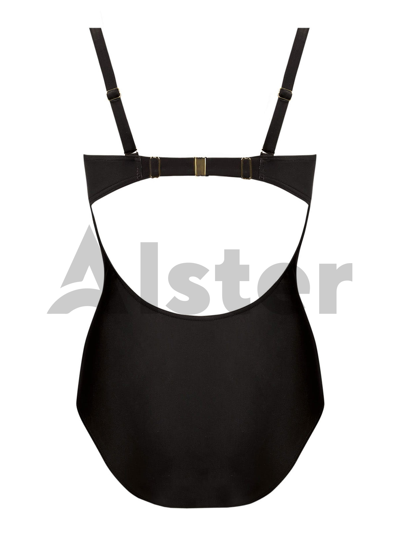 Сдельный купальник Self S964V с сеткой Чёрный 44D (S964V-03): фото - Alster.ua