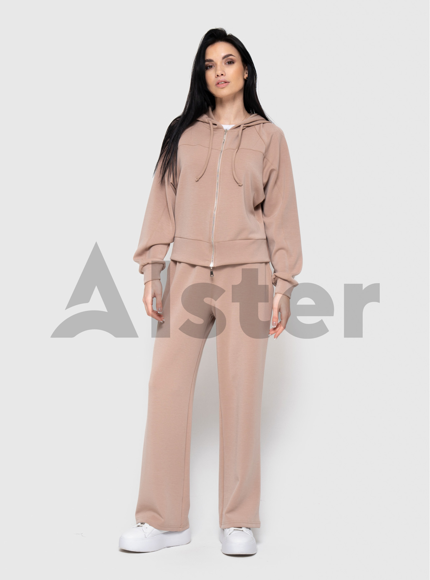 Женский трикотажный костюм 025 Sevilen Бежевый 38 (S025-01): фото - Alster.ua