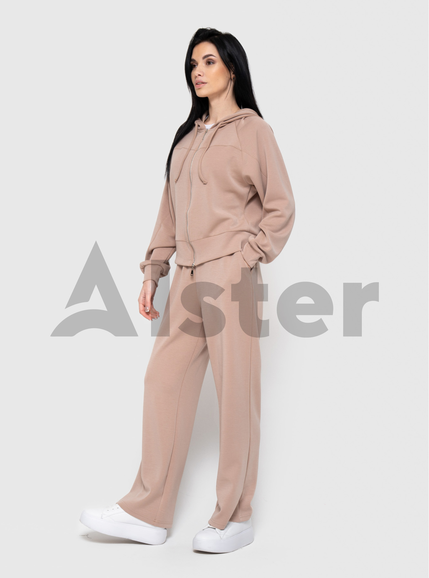 Женский трикотажный костюм 025 Sevilen Бежевый 38 (S025-01): фото - Alster.ua