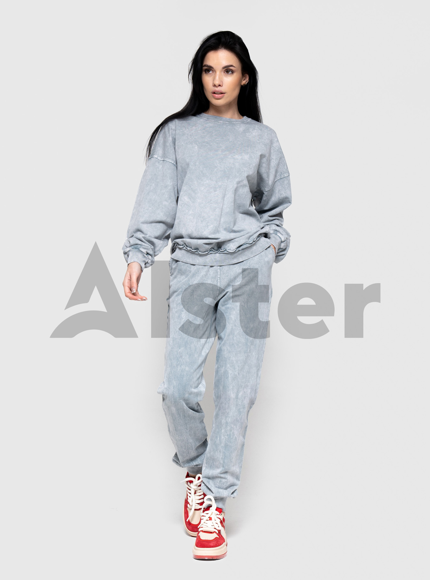 Трикотажный женский костюм 142 Sevilen Серо-голубой 38 (S142-01): фото - Alster.ua