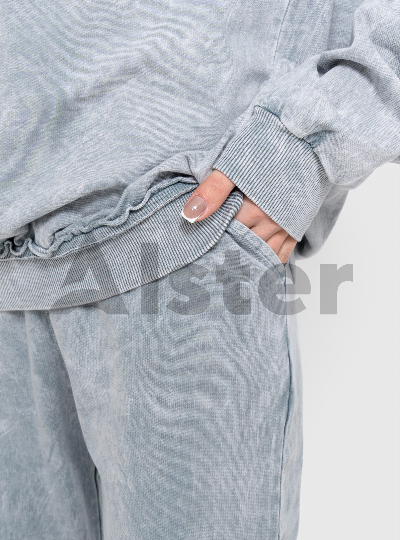 Трикотажный женский костюм 142 Sevilen Серо-голубой 38 (S142-01): фото - Alster.ua