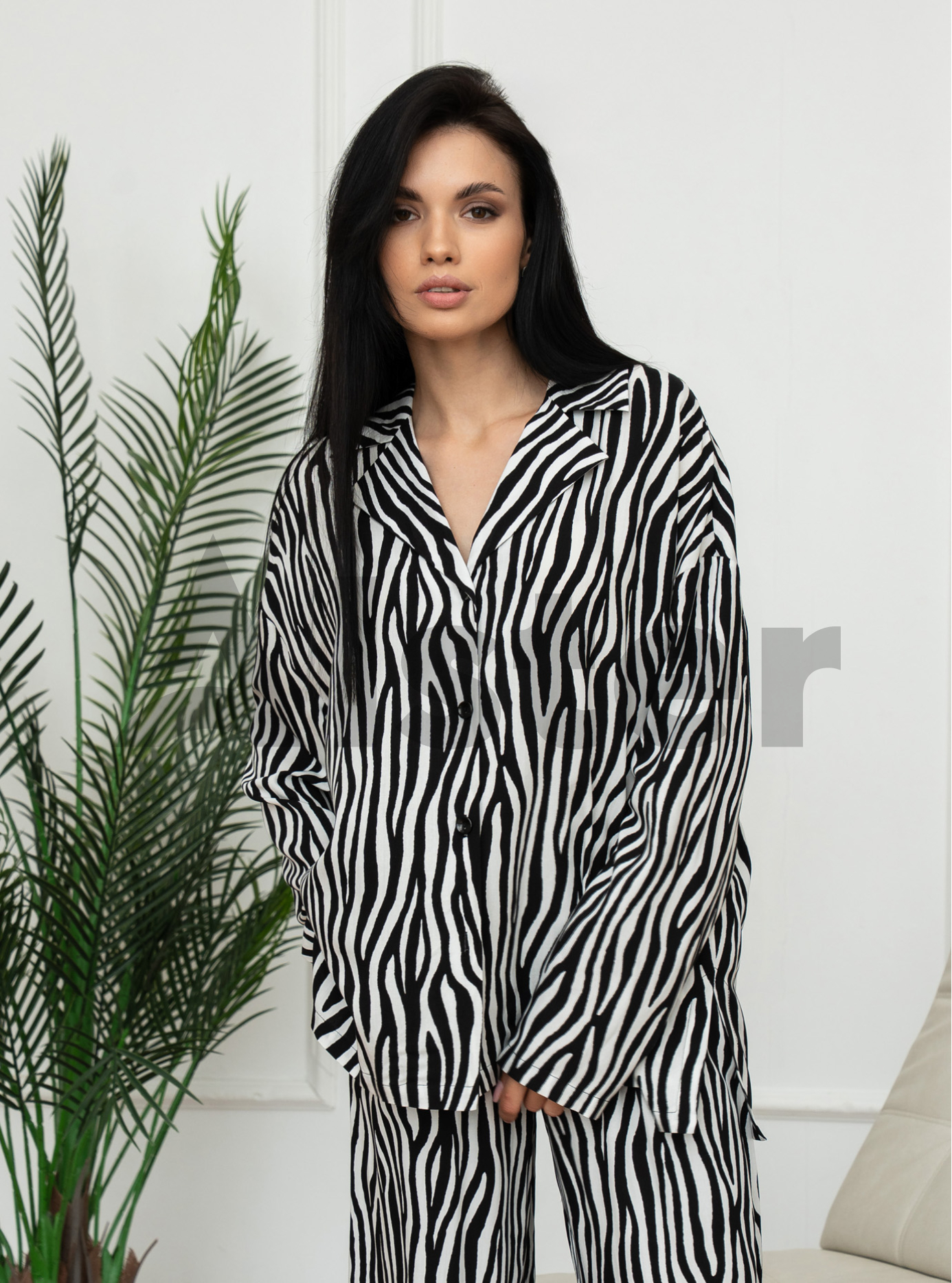 Стильный трикотажный женский костюм Samange K-014 Чёрный L (K-014-09): фото - Alster.ua