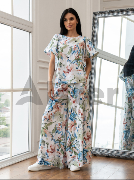 Стильный трикотажный женский костюм Samange K-033