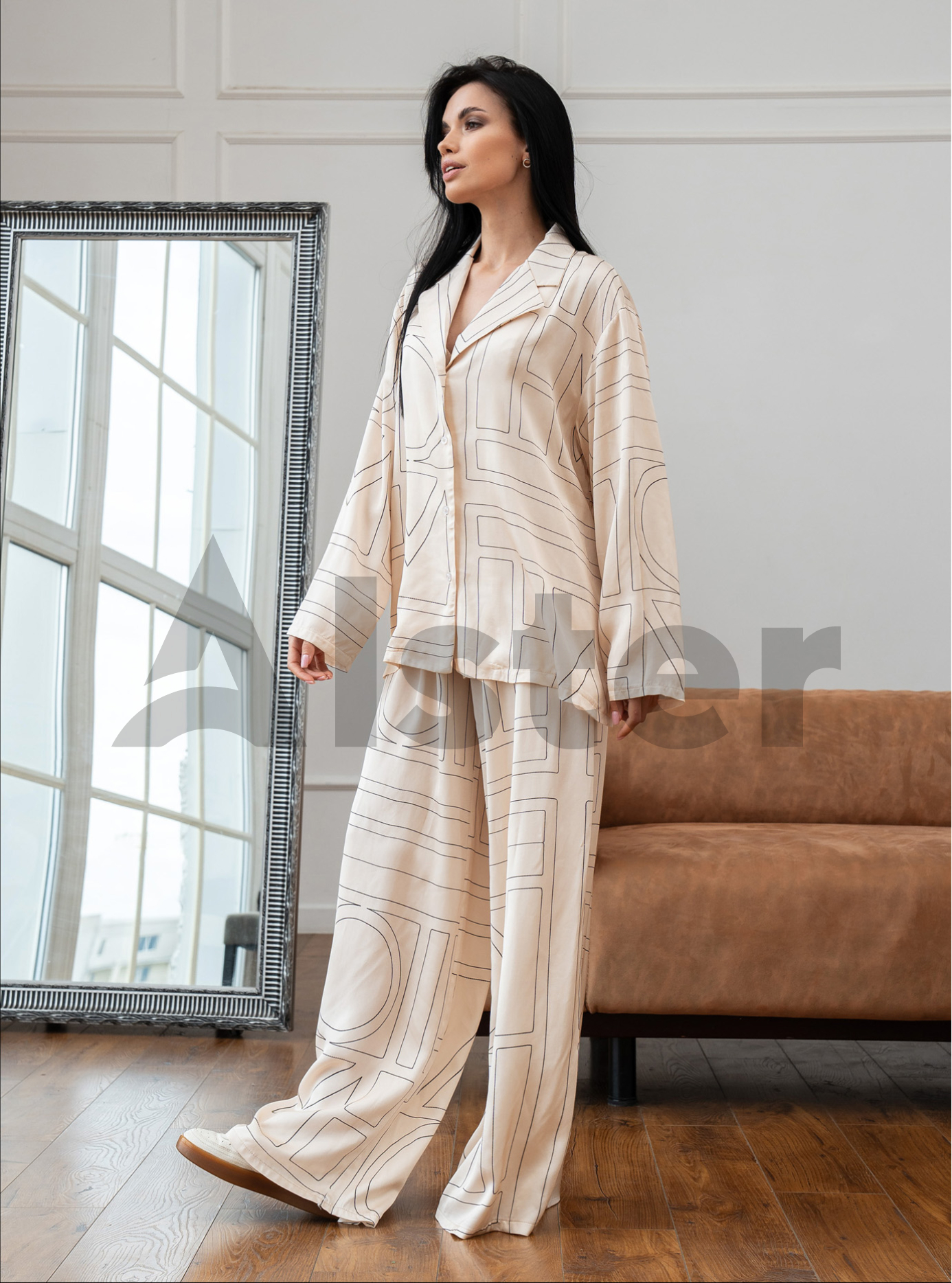 Женский костюм Samange K-302 Молочный S-L (K-302-01): фото - Alster.ua