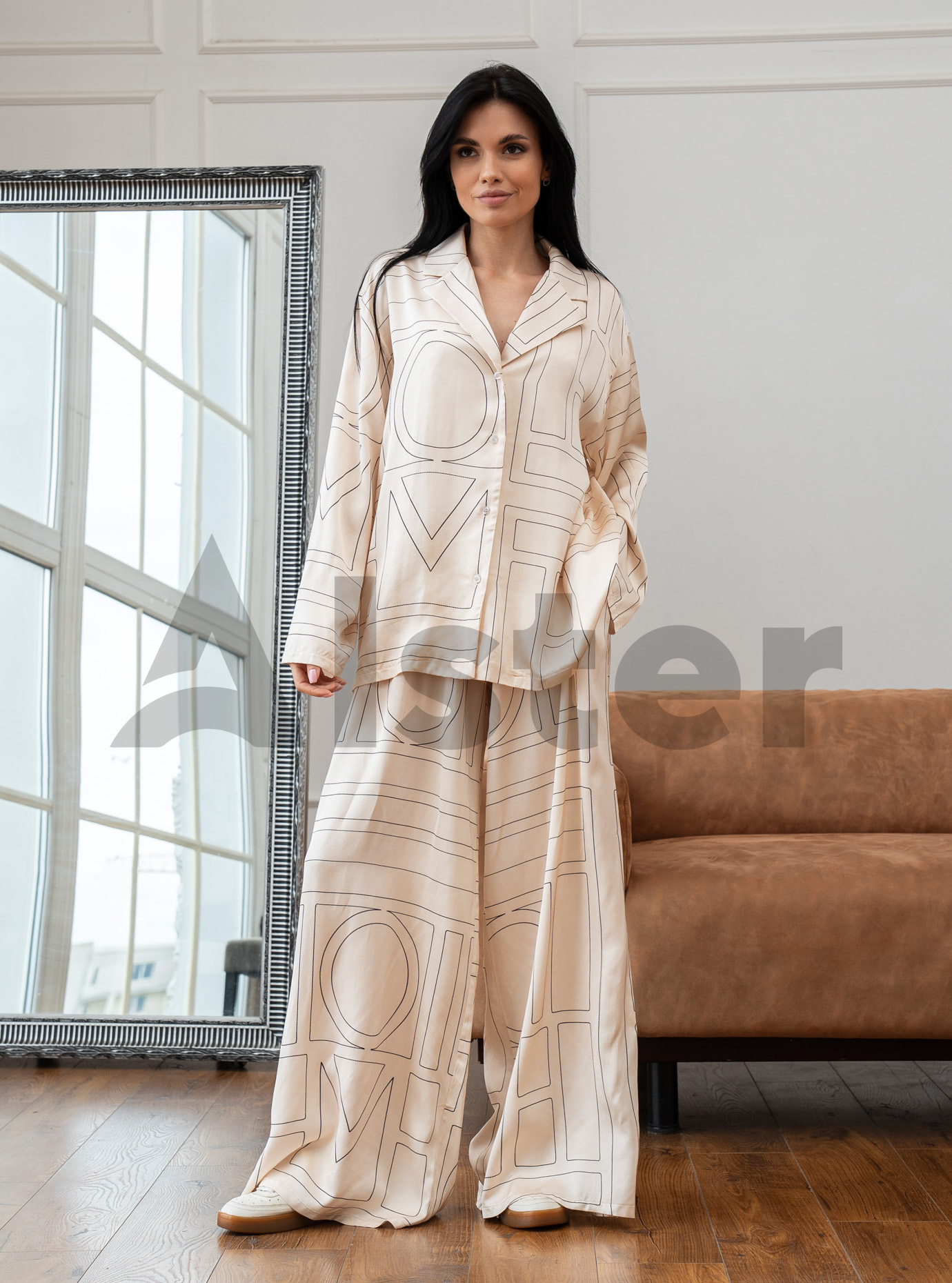 Женский костюм Samange K-302 Молочный S-L (K-302-01): фото - Alster.ua