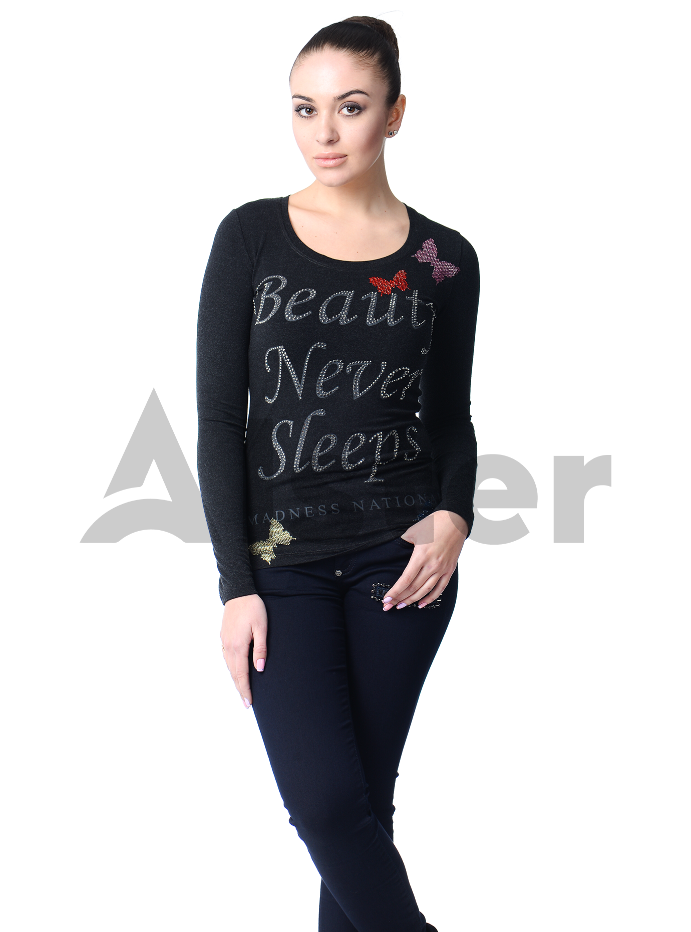 Кофта женская Серый 42 (01-O17013): фото - Alster.ua