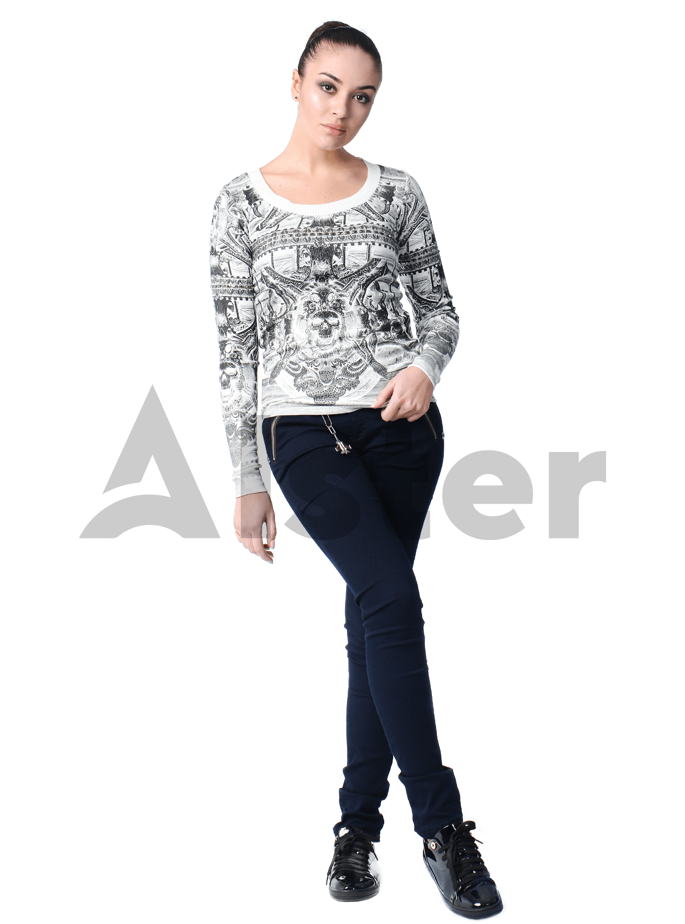 Кофта женская Серый 42 (01-O17014): фото - Alster.ua