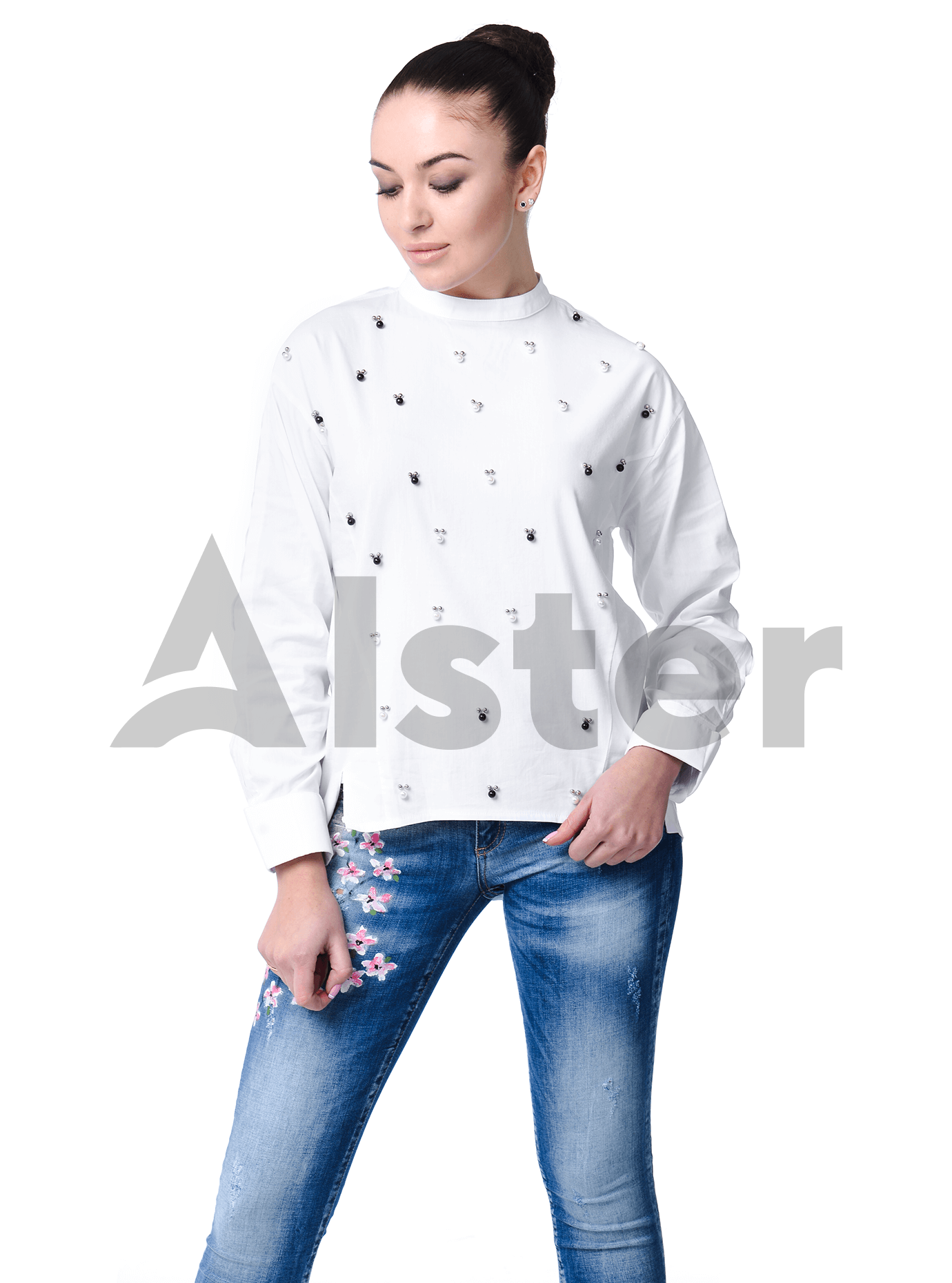 Блузка Серый 42 (01-O17019): фото - Alster.ua