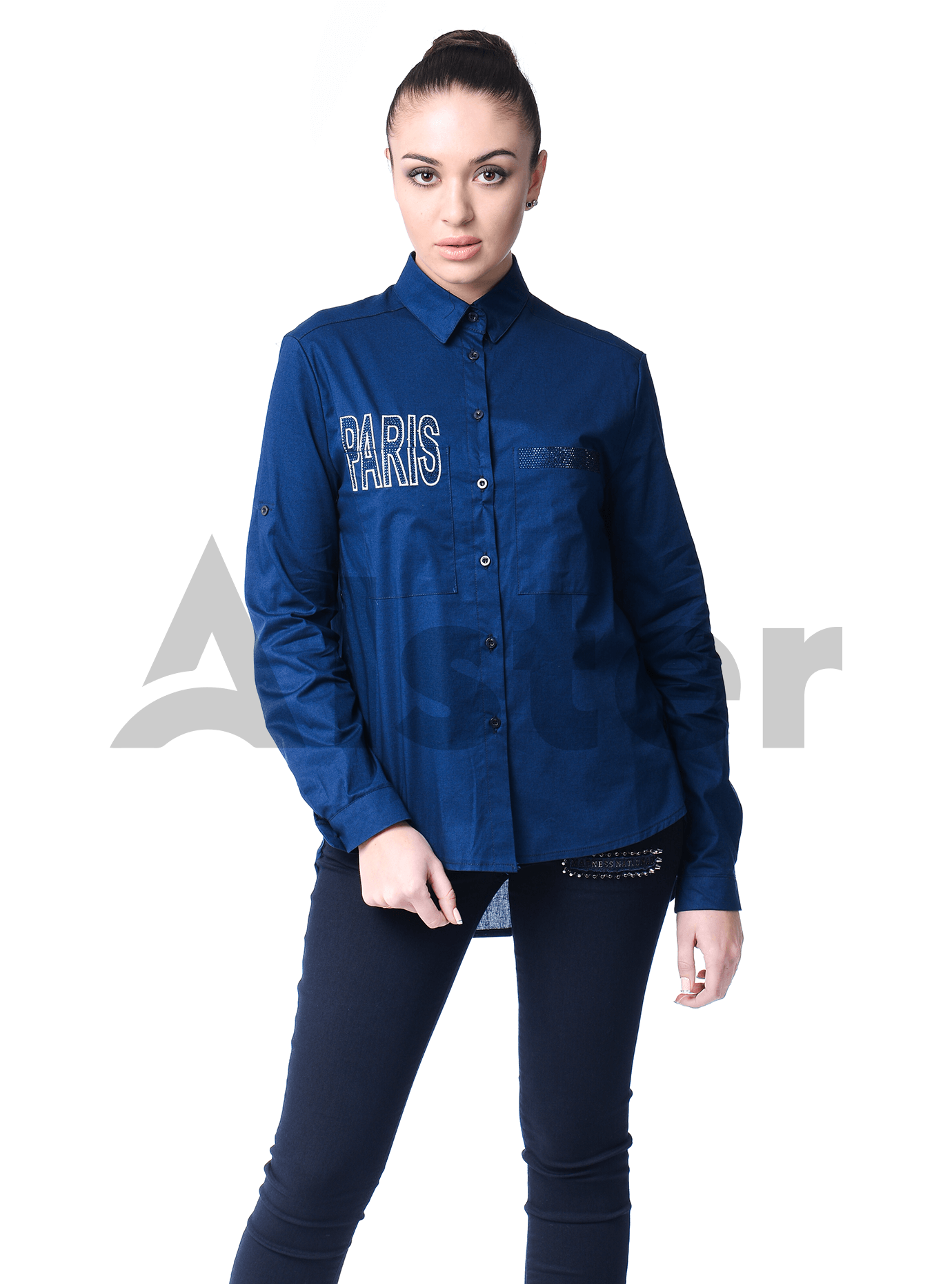 Рубашка Серый 42 (01-O16027): фото - Alster.ua