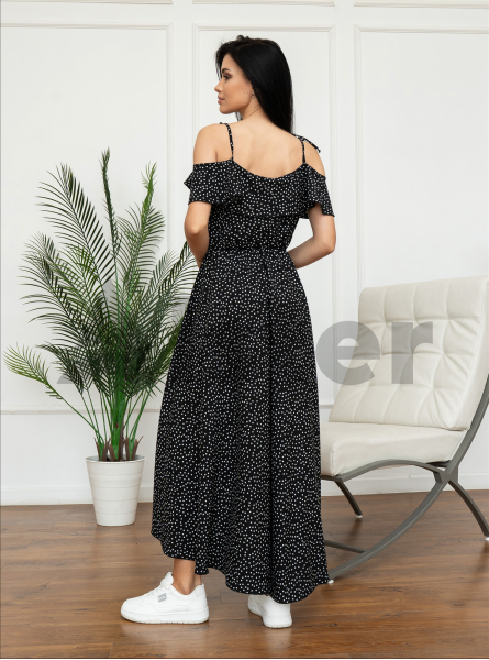 Длинный сарафан 777 с завязками