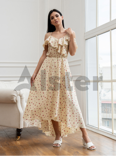 Длинный сарафан 777 с завязками