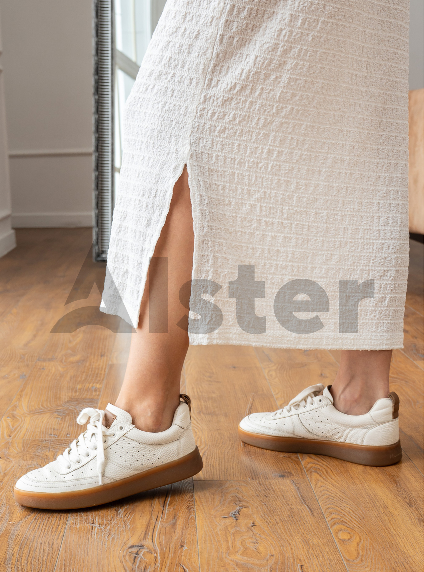 Довга елегантна сукня Nolvit PO-23 Молочний XL (PO23-08): фото - Alster.ua