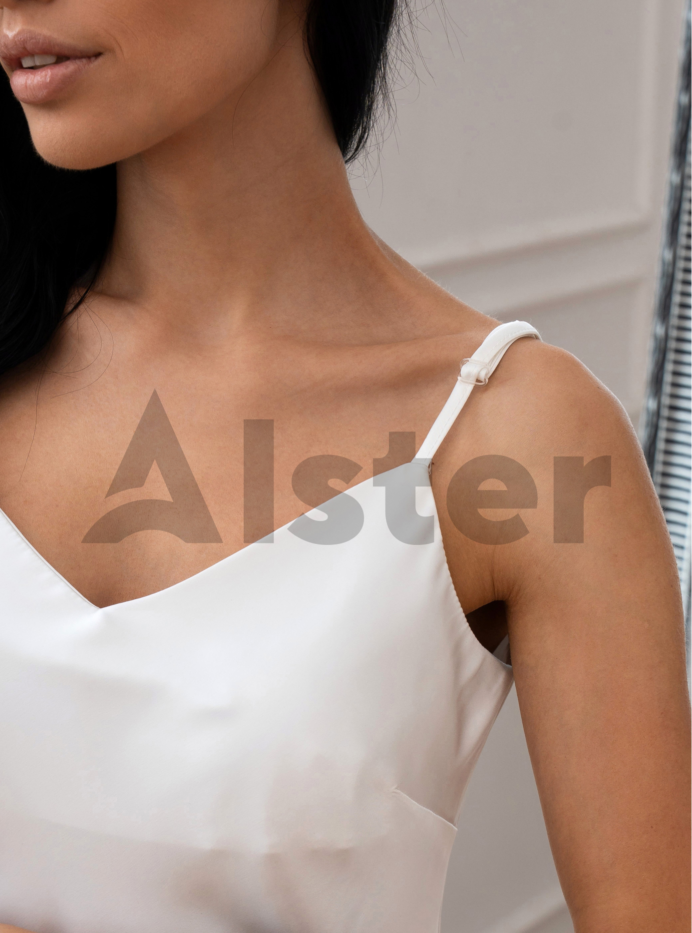 Длинное элегантное платье Nolvit P-341 Молочный S (P341-04): фото - Alster.ua