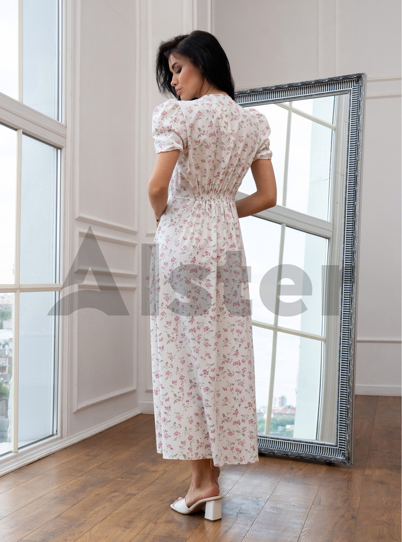 Длинное платье Stolyarchuk 856KR с рукавом Персик 50 (A856KR-04): фото - Alster.ua